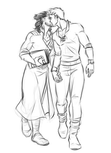2 character sketch
