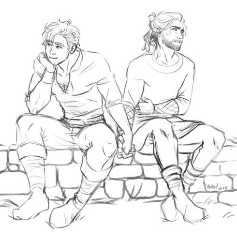 2 character sketch